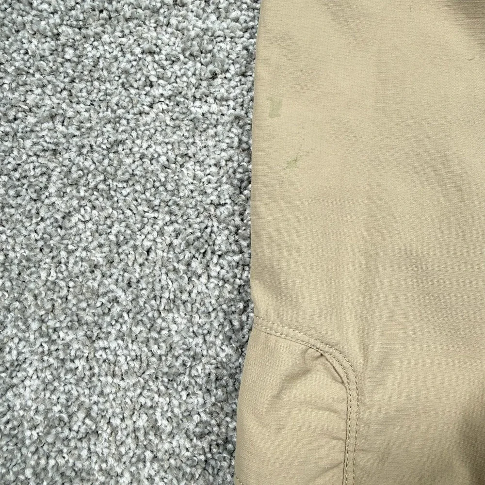 The North Face Men's M Khaki Cargo Hiking Shorts Outdoor Trail